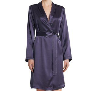 NWT La Perla Short Silk Robe - Purple